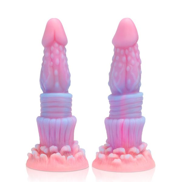 Glow-in-the-Dark Monster Dildo - Extra Long & Thick Realistic Silicone Cock - Image 7