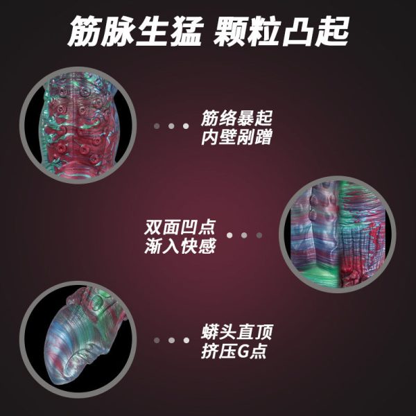 Realistic Multicolor Silicone Dildo - Image 4