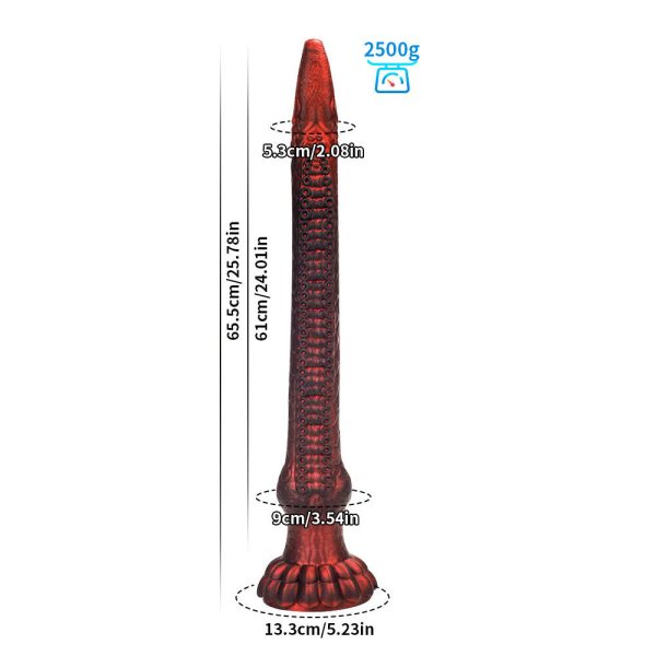Eel Tentacle Alien Design Silicone Anal Plug - Image 9