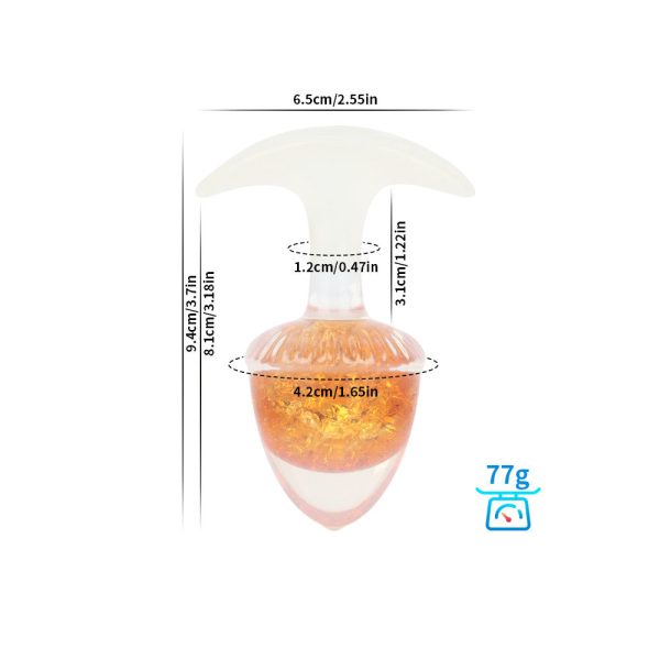 Liquid Silicone Crystal Butt Plug - Image 10