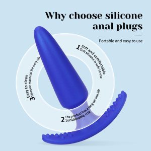 Premium Silicone Anal Trainer Kit – Wearable Butt Plug for Extended Play