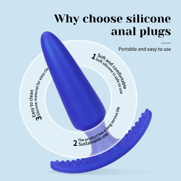 Premium Silicone Anal Trainer Kit – Wearable Butt Plug for Extended Play
