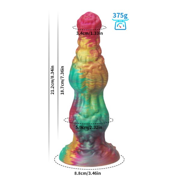 Artisan Liquid Silicone Stallion Massager - Ultra-Soft & Body-Safe Animal-Inspired Design - Image 6