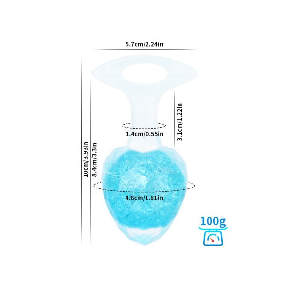 Platinum Silicone Crystal Anal Plug - Image 17