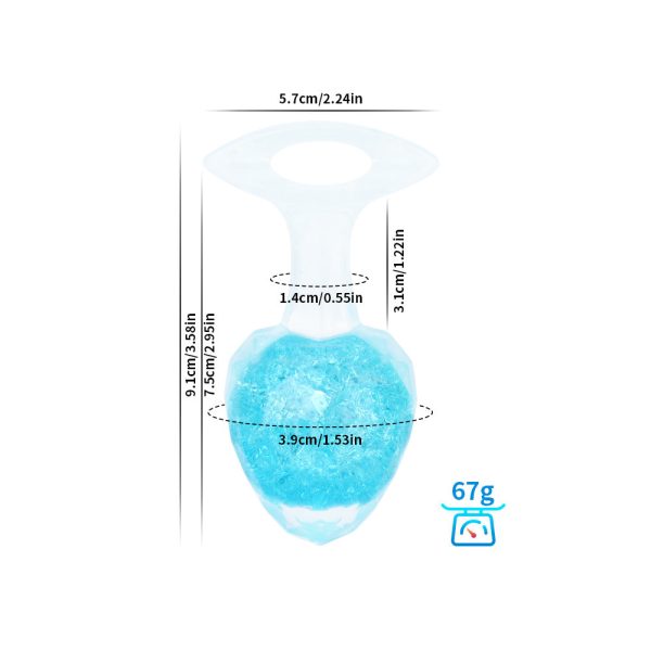 Platinum Silicone Crystal Anal Plug - Image 16