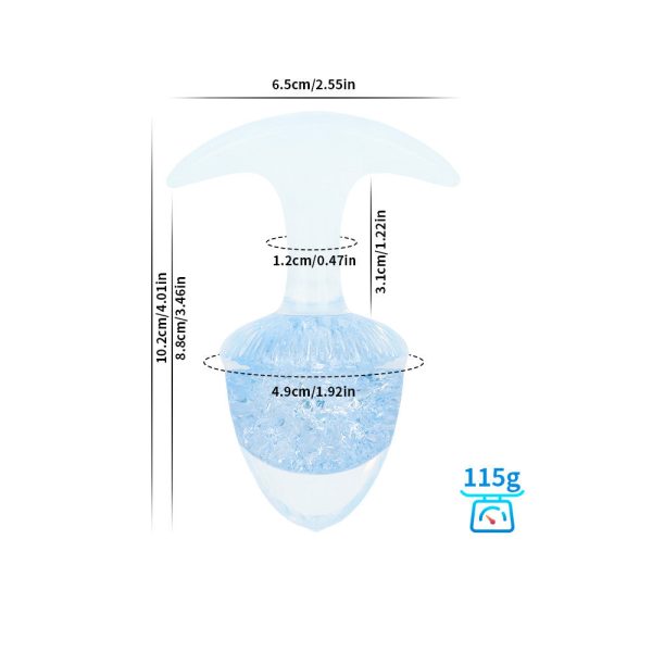 Liquid Silicone Crystal Butt Plug - Image 29