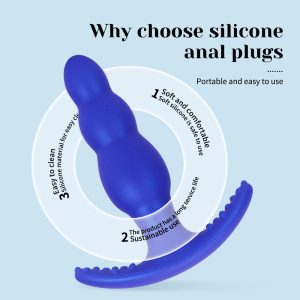 Body-Safe Silicone Anal Plug Set - Beginner Friendly Butt Plugs for Men & Women