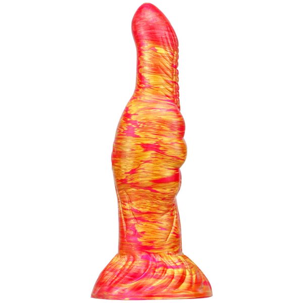 Ombre Dual-Layer Liquid Silicone Dildo - Extra Large Fantasy Design for Women - Image 5