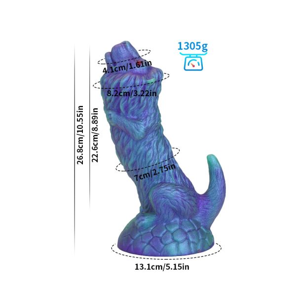 Fantasy Dragon Dildo - G-Spot Stimulator & Anal Expander for Women - Image 8