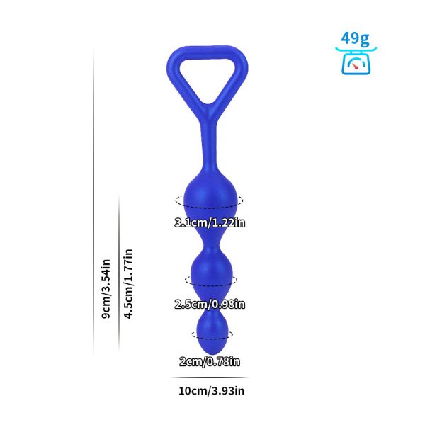 Silicone Beaded Anal Plug Set - Graduated Stimulation for Beginners & Experts - Image 6