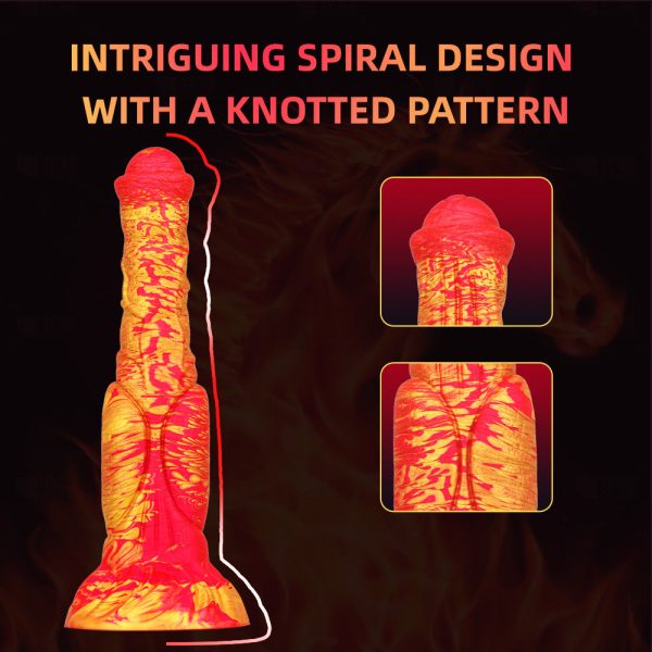 Realistic Multicolor Silicone Dildo - Image 2