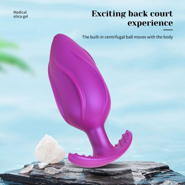 Premium Metal Anal Plug with Rolling Beads - Dual Stimulation Butt Plug for Couples - Image 2