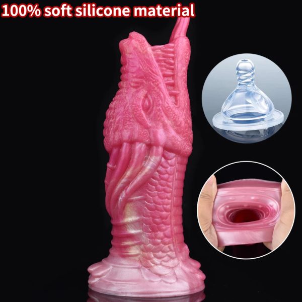 Animal Penis Enlargement Holster Soft Silicone Male Sex Toys - Image 2