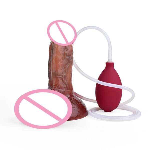 Sex Toys Simulation Ejaculation Dildo With Large Suction Cup - Image 7