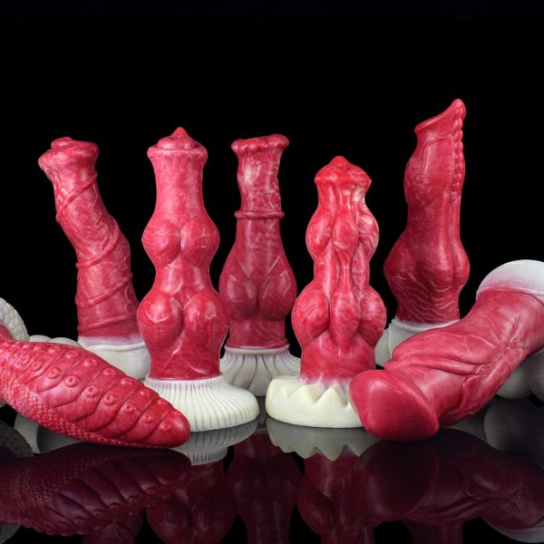 Huge Animal Dildo Vaginal G-spot With Suction Cup Horse/Wolf/Dog Penis - Image 5