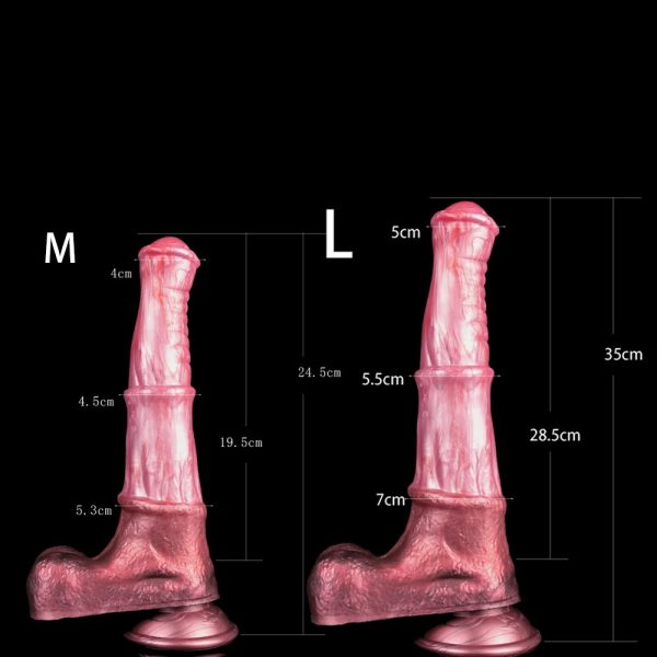 Two Sizes Water Spray Big Thick Dildo Sex Toy for Women - Image 6
