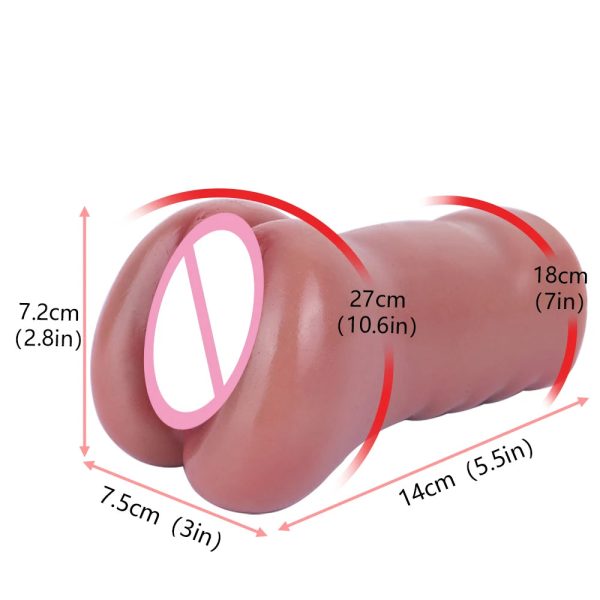 Soft Silicone Real Vagina Artificial Masturbation Cup - Image 6