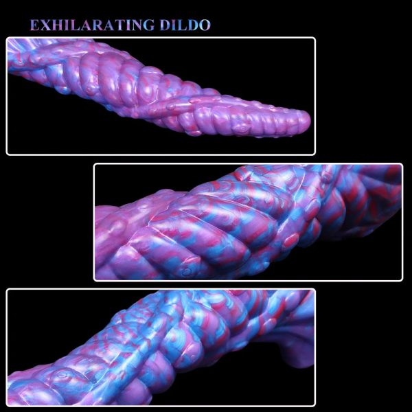 Unique Butt Plug Long Monster Tentacle Fantasy Dildo - Image 5
