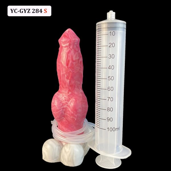 Big Knot Dog Dildo with Powerful Sucker Realistic Silicone Ejaculation - Image 8