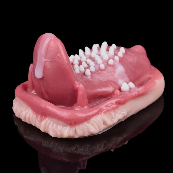 Silicone Realsitic Tongue Wireless Control Vibrating Stimulate Glan - Image 4