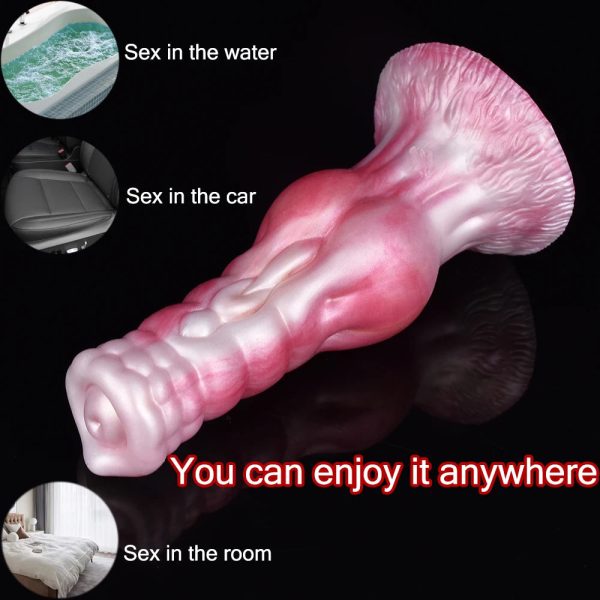 Inflatable Anal Plug Soft Silicone Women Sexy Dildo G Spot Stimulate - Image 5