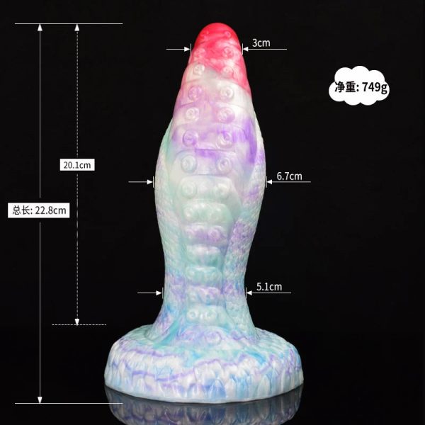 Huge Animal Dildo Vaginal G-spot With Suction Cup Horse/Wolf/Dog Penis - Image 12
