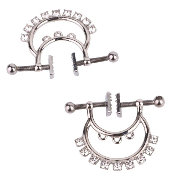 Nipple Clamps Breast Decoration Accessories Non-piercing Sex Game Toys - Image 5