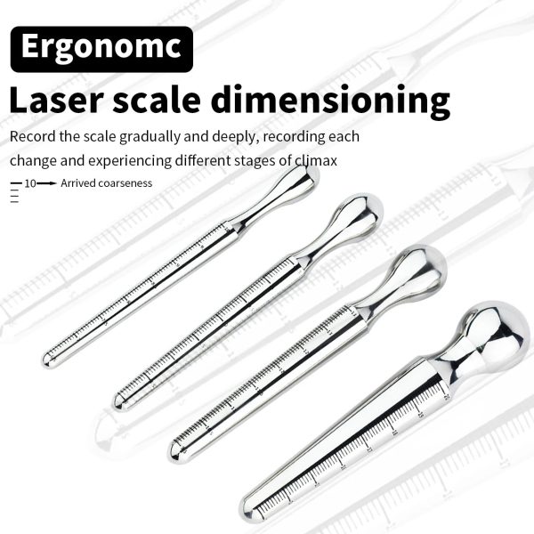 4 Sizes of Horse Eye Stick Male Prostate Pleasure Stainless Steel - Image 5
