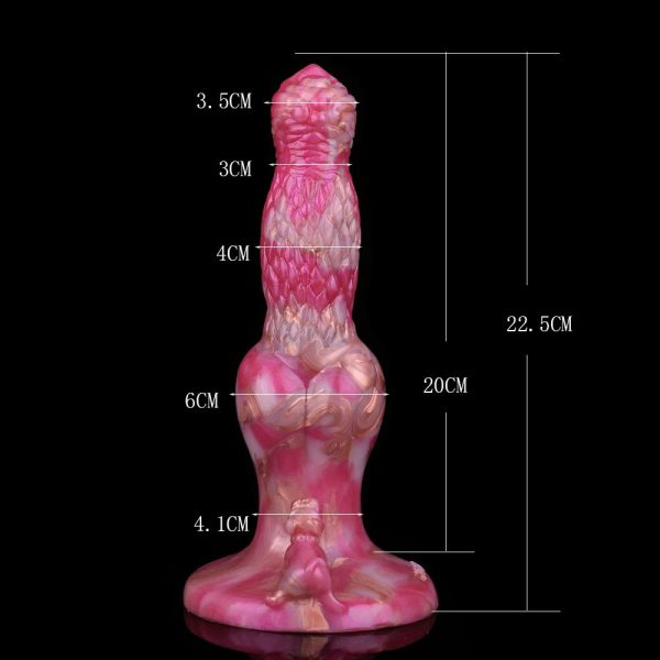 Fascinaty Vibrating Anal Dildos Animal Dog Soft Silicone Vibrator For Women G Spot - Image 6