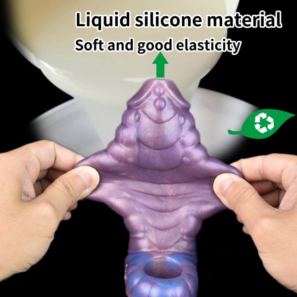 Soft Silicone Penis Sleeve Extender For Men Enlargement Cock Delay - Image 2