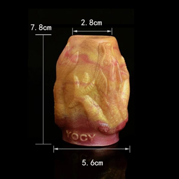 Men's Penis Enlargement Sleeve Fantasy Dragon Soft Liquid Silicone Penis - Image 12