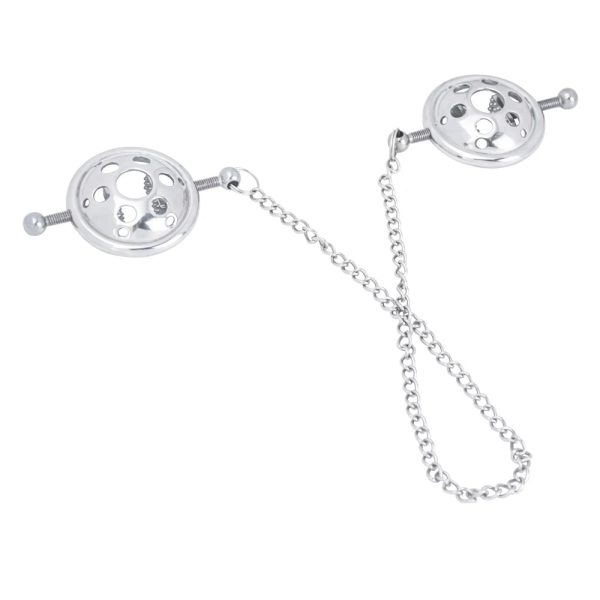 Semi-covered Nipple Clips Stainless Steel Adjustable  Nipple Clamp Sex Toys - Image 7