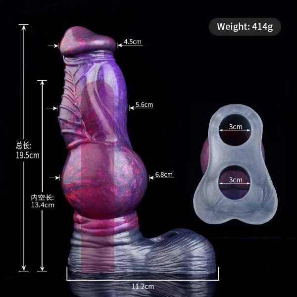 Penis Sleeve Monster Dildo Cover Condoms Penis Extension - Image 10