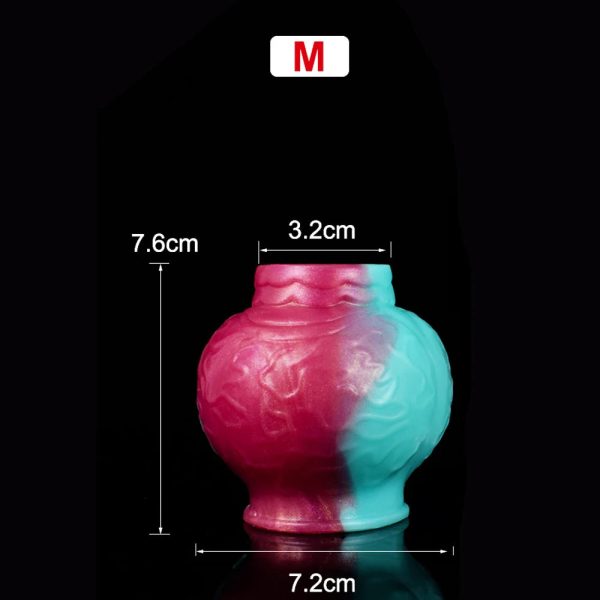 Large Dog Knot Dildo Penis Sleeve Silicone Male Cock Enlargement Cock Ring Dick - Image 8