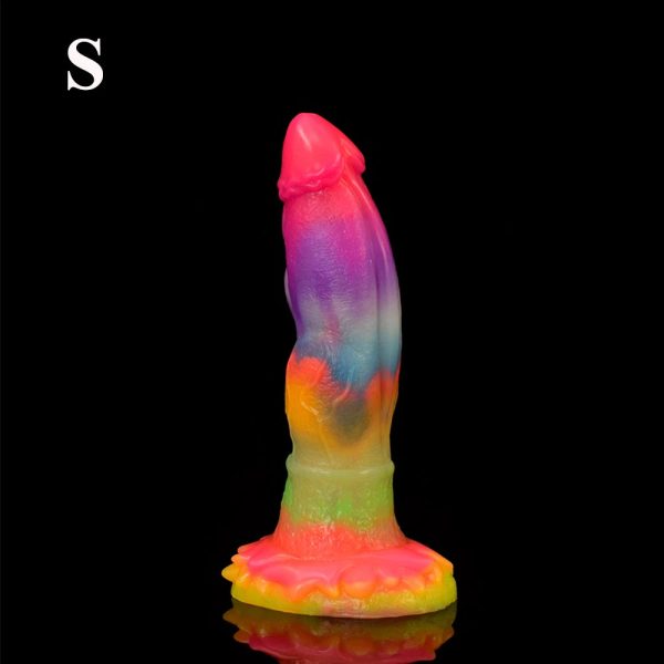 Fantasy Dildo with Knot Silicone Animal Sex Toys Wolf Dog Realistic Penis - Image 11