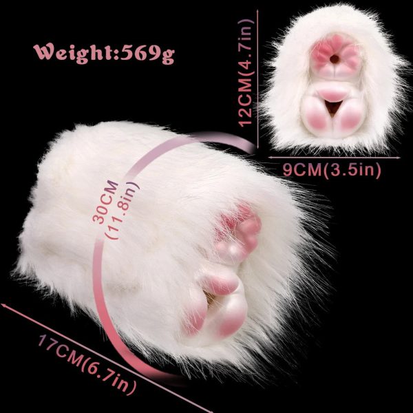 Male Masturbator Sex Toys with Animal Fur Soft Liquid Silicone Realistic Vagina - Image 5