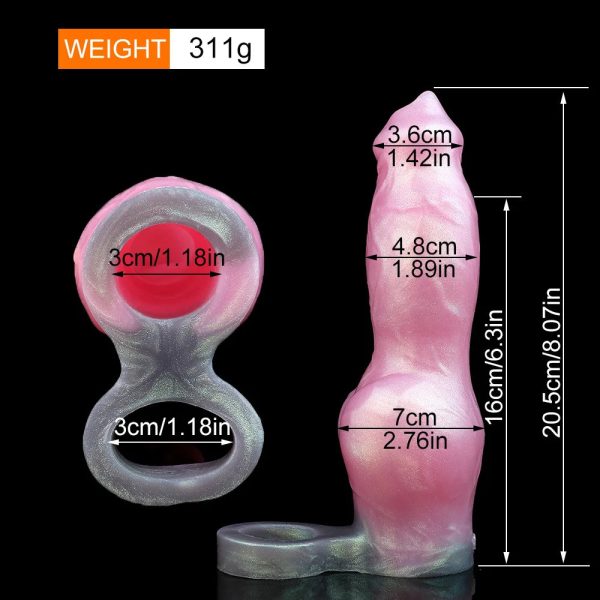 Men's Penis Condom Unique Design Soft Liquid Silicone Penis - Image 11