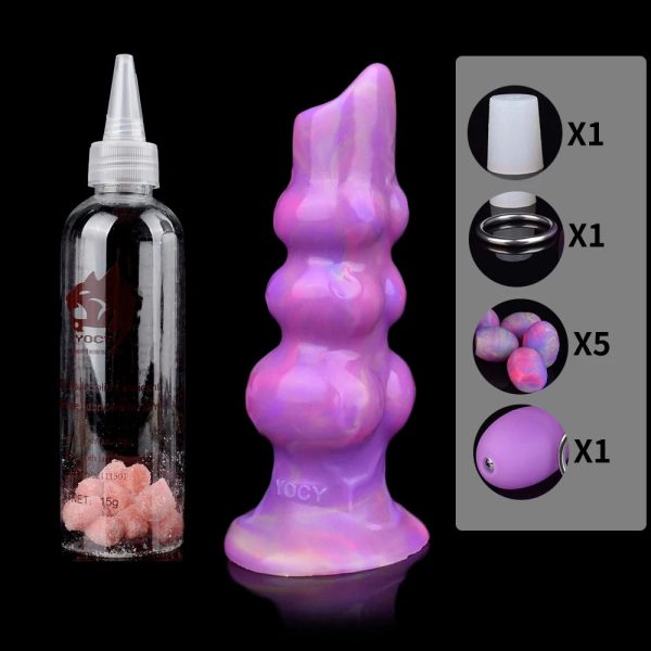 Soft Silicone Ovipositor Dildo Lay Eggs Anal Plug G Spot Stimulate Vaginal Balls - Image 12