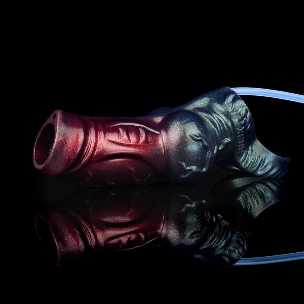 Dark Warrior Hollow Water Spray Penis Sleeve  Reusable Delay Ejaculation - Image 2