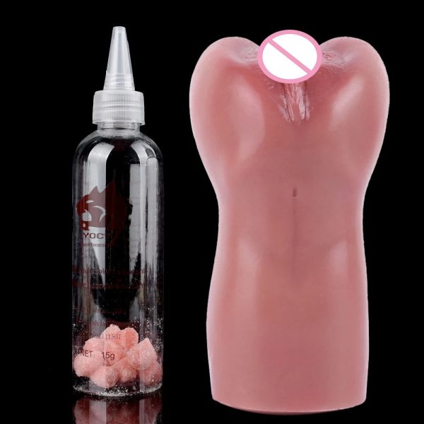Fake Masturbators Real Female Vagina Skin-friendly Silicone Material Masturbation Cup - Image 8