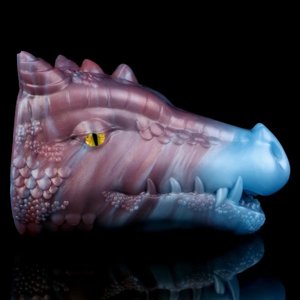Penis Exerciser Fetish Dragon Head Liquid Silicone Fantasy Dragon Penis - Image 4