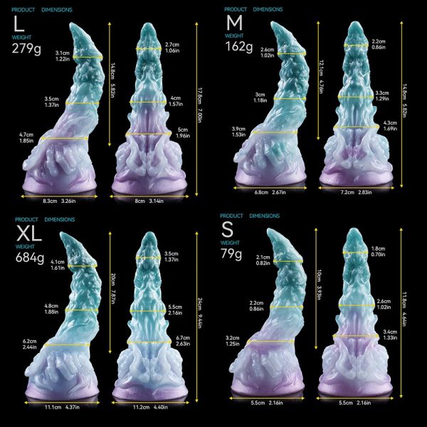 Anal Plug Dildo Shanhaijing Series Soft Silicone Giant Monster Anal Plug Toy - Image 6