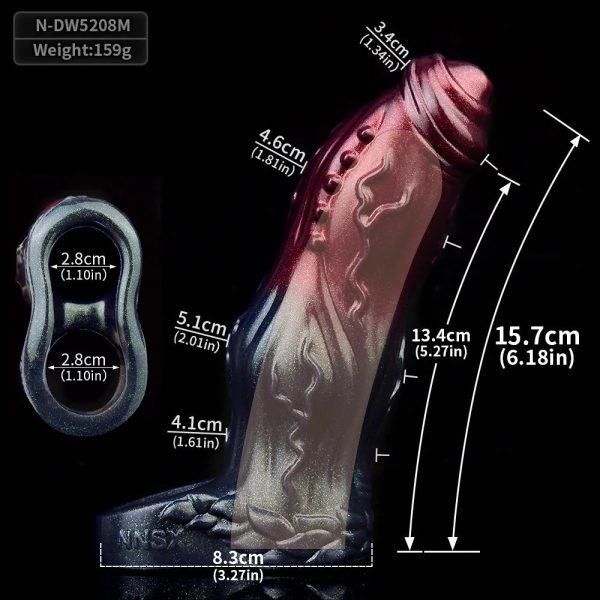 Soft Penis Sleeve Animal Cock Cover Two Knots Big Dog Penis Sleeve Penis - Image 7