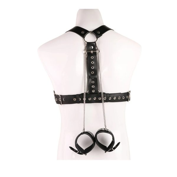 Men's Premium Corset Belt Adjustable Waist Cincher for Body Shaping Gothic Restraint Belt - Image 2