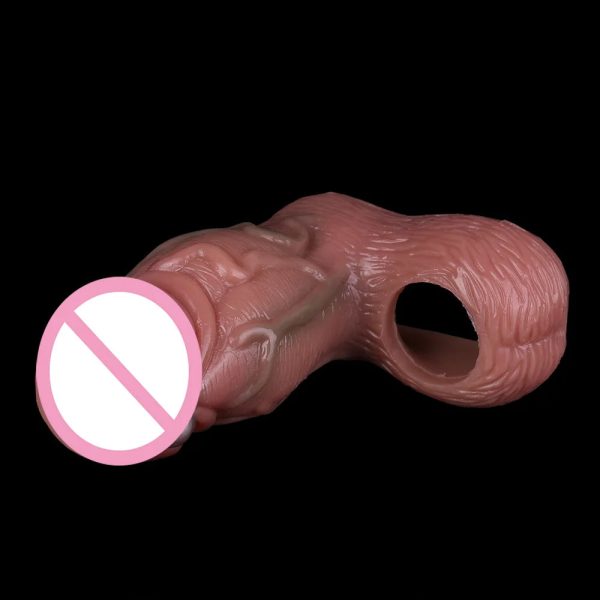 Penis Sleeve Cock Sleeve and Silicone Pants Realistic Penis - Image 3