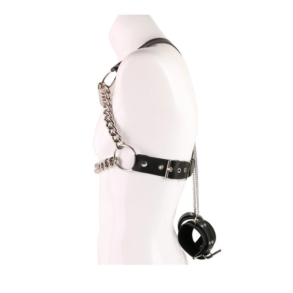 Men's Premium Corset Belt Adjustable Waist Cincher for Body Shaping Gothic Restraint Belt - Image 4