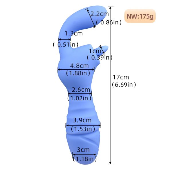 Angled Tip for Clitoral Stimulation  with Comfortable Vibration Modes Waterproof G-spot - Image 5