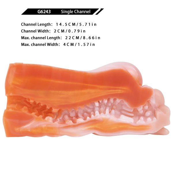 Corgl Colour Male Masturbator Soft Liquid Silicone Vagina Pocket Pussy - Image 6