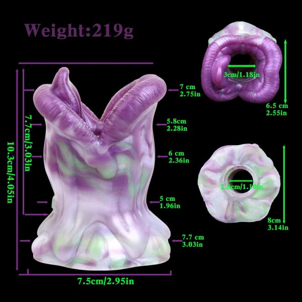 Silicone Hollow Anal Butt Plug Sex Toys Big Mouth Adult Anal for Women Men - Image 6