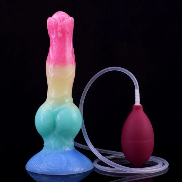 Dog Knot Ejaculation Fantasy Dildo with Strong Sucker Squriting - Image 18